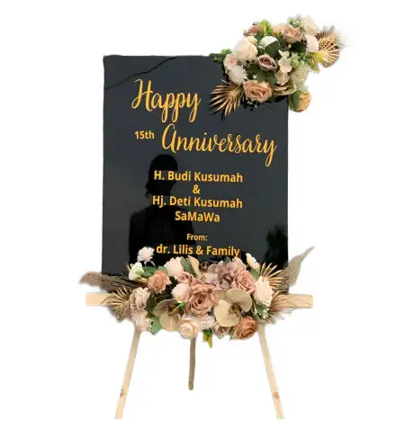 Papan Bunga Akrilik Lumbungsari