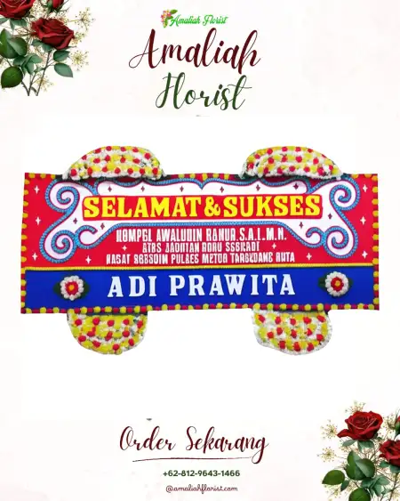 Papan Bunga Ucapan Selamat Lumbungsari